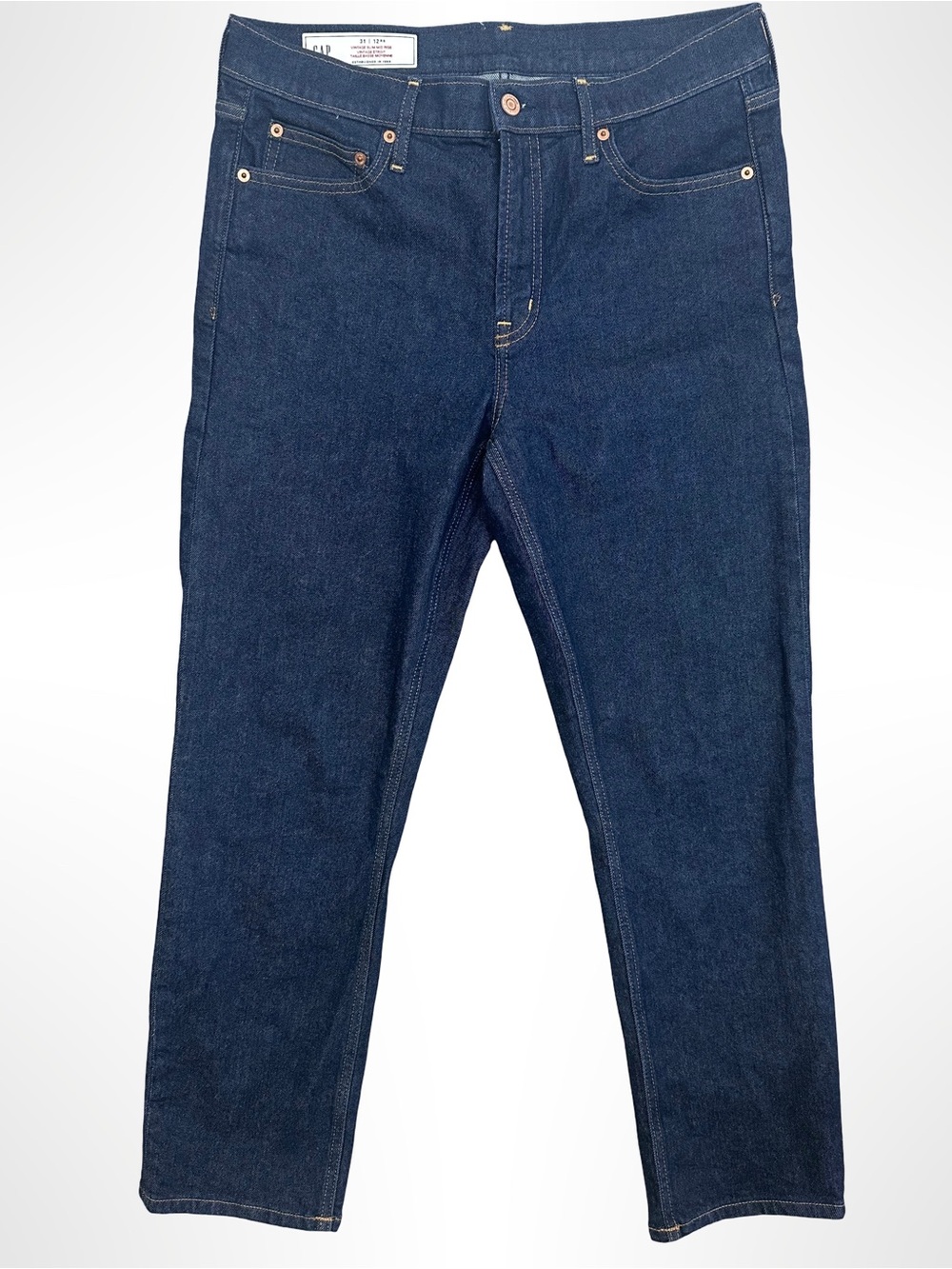 Gap woman Dark Blue Straight-Leg Jeans Size 31 / 12 RS